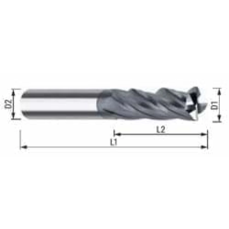 Solid carbide mill